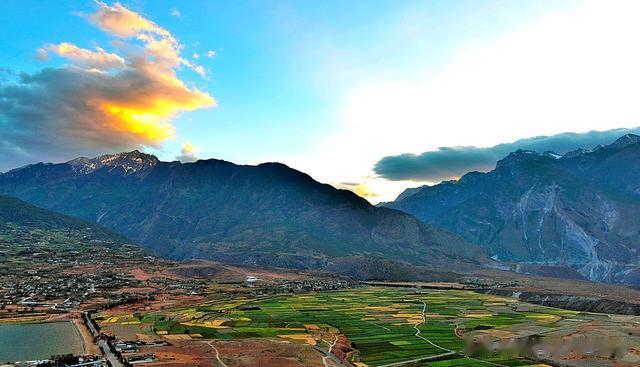 金沙江畔的五彩大县乡