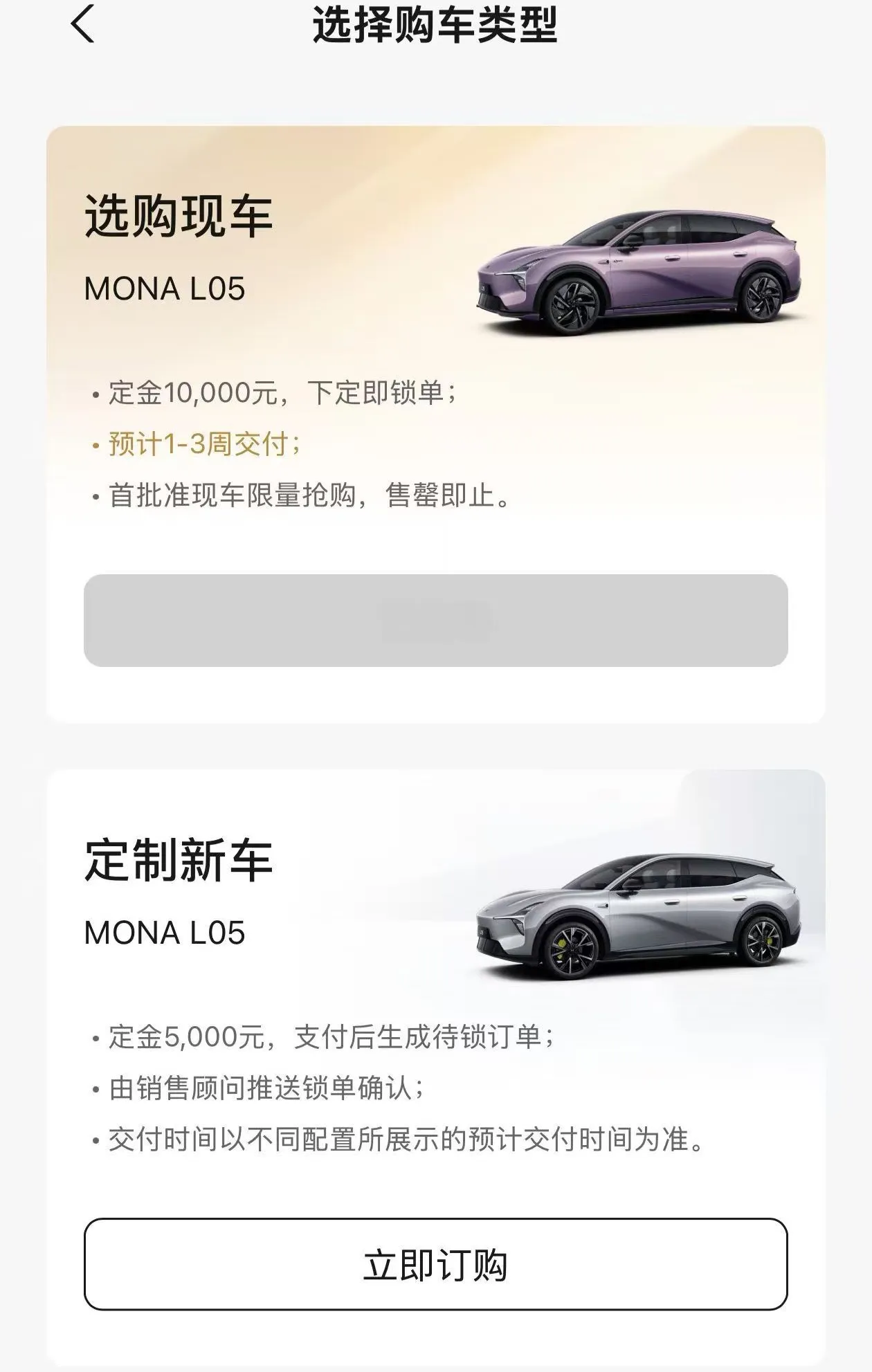 这也太快了吧！5000辆准现车开售3分钟即被抢空，官方小程序随即显示...