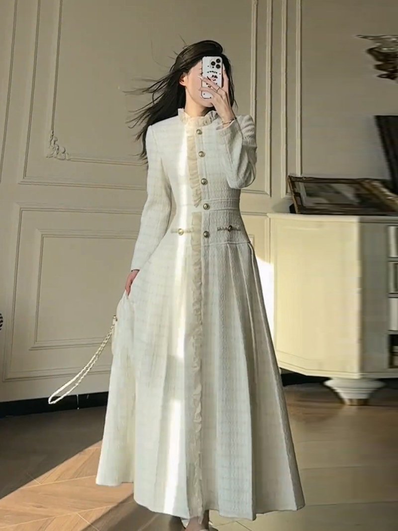 高级感超好看温柔风显瘦长裙独特绝美小裙子