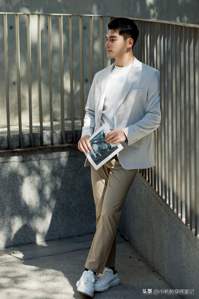 型男快捷型西装穿搭，帅的轻松又出挑