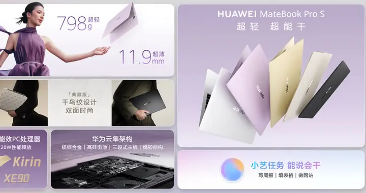 惊喜岂止轻薄！华为MateBook Pro S发布，业内首款防窥屏