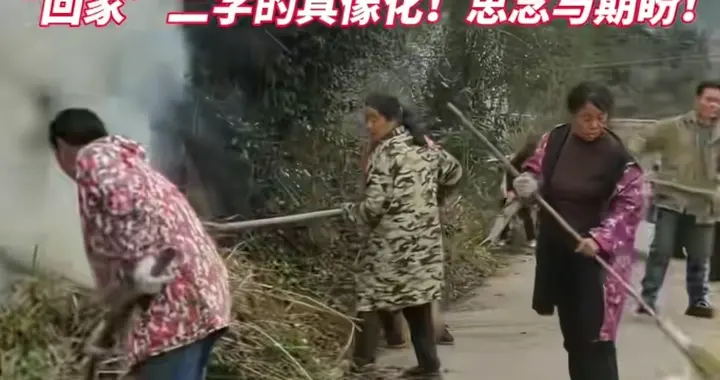 泪目了！全村老少齐上阵，只为清除路旁杂草，让游子回家顺利