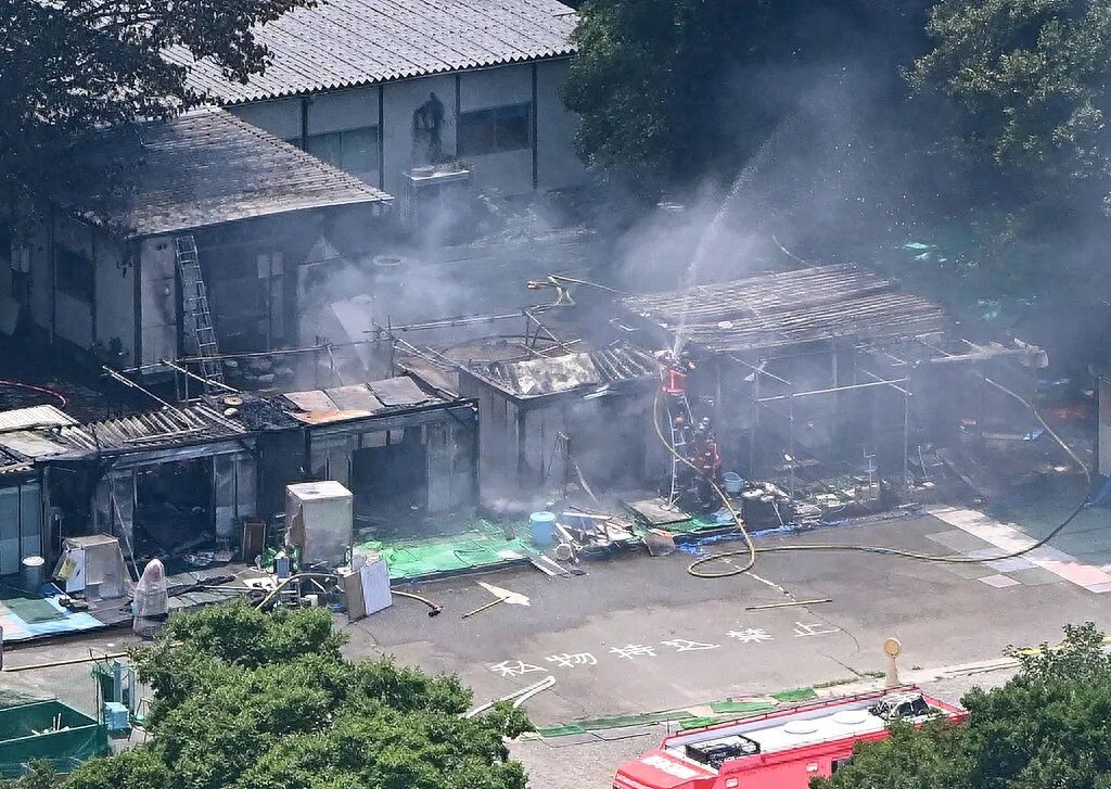 日本自卫队重要驻地突发火灾