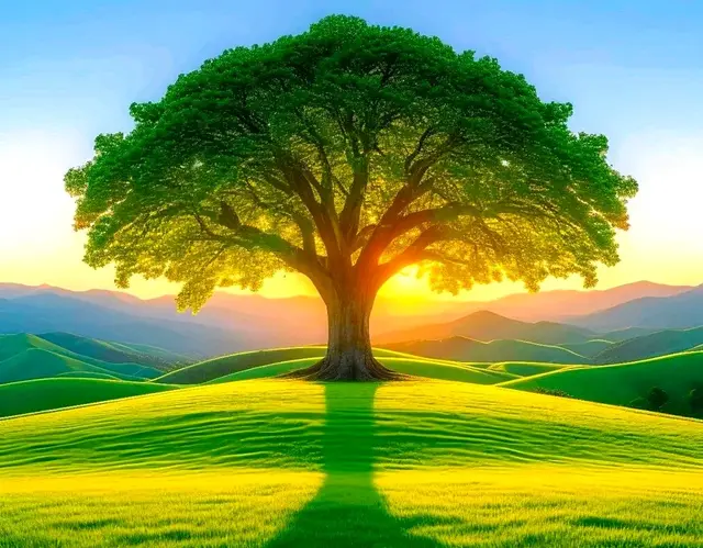 绿色小清新微信头像 ~~ 生命的力量