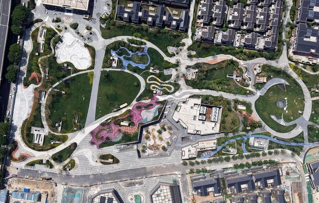 秦淮河畔新添6万平米绿地公园 越城天地打造城市生态休闲新地标