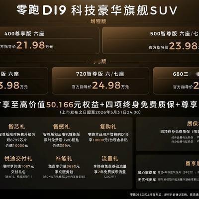 李老猫说车：零跑D19上市。之前朱江明说