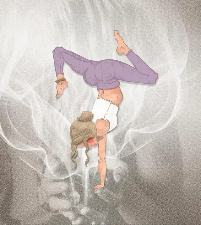 阿斯汤加瑜伽口令课，众目睽睽之下，重新做鳄鱼跳，真不是滋味！