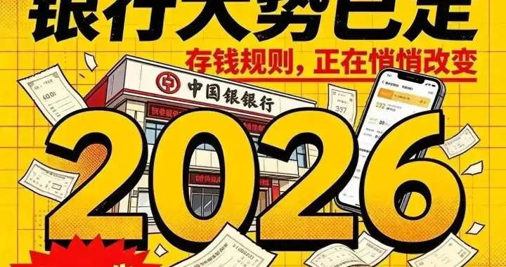 银行格局要变了？没意外的话，2026年起，我国银行要迎来3大洗牌