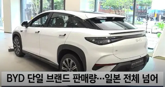 韩国汽车市场大震动：反超日系车，韩国人喜欢上中国新能源车