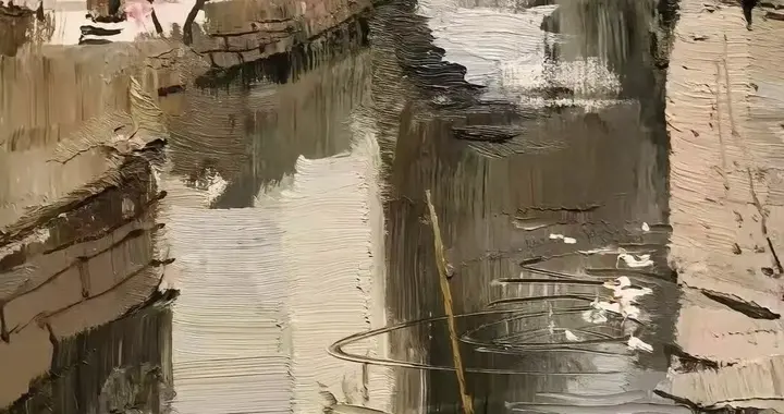 一见倾心！吴冠中笔下你未见过厚重肌理间的东方诗意​