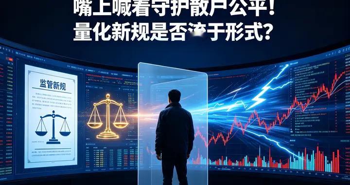 嘴上喊着守护散户公平！量化新规是否流于形式？刘纪鹏直言现实困