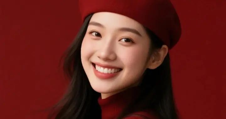 气质女神，迷人笑容