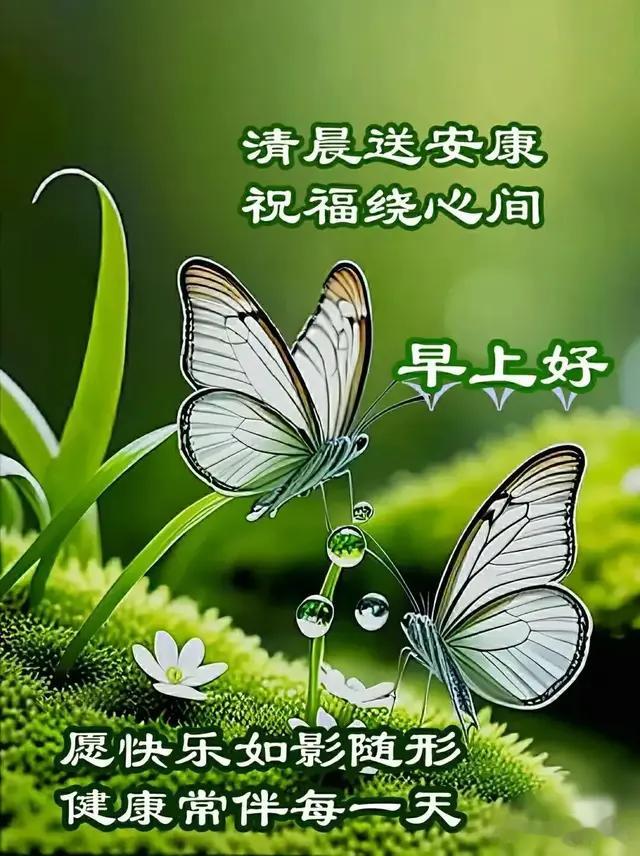 早安心语:愿快乐如影随形，健康常伴每一天，早上好！
