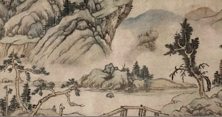 明. 莫是龙《三江送别图卷手卷》。