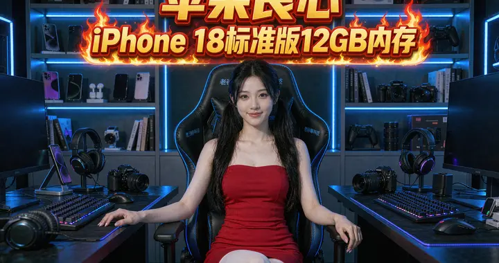 苹果良心？iPhone18标准版12GB内存，明年发布，要涨价