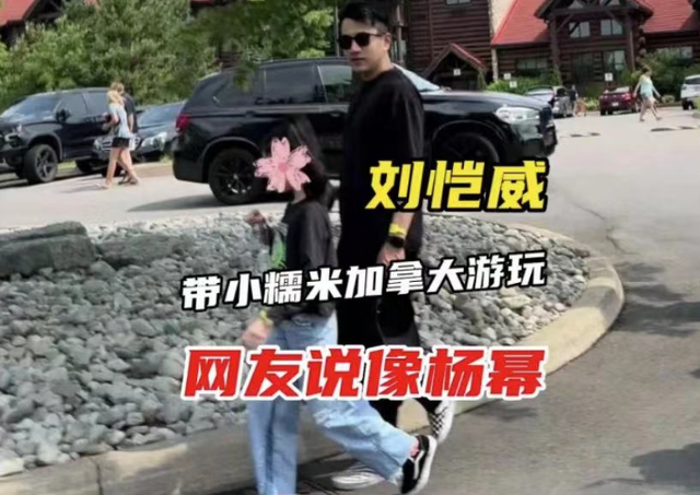 刘恺威带女游加拿大！9岁小糯米长相惊艳像杨幂，网友：不配为父