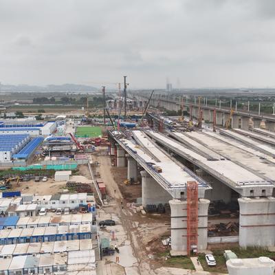 锕权：4月12实拍广州正在建设南沙最大的