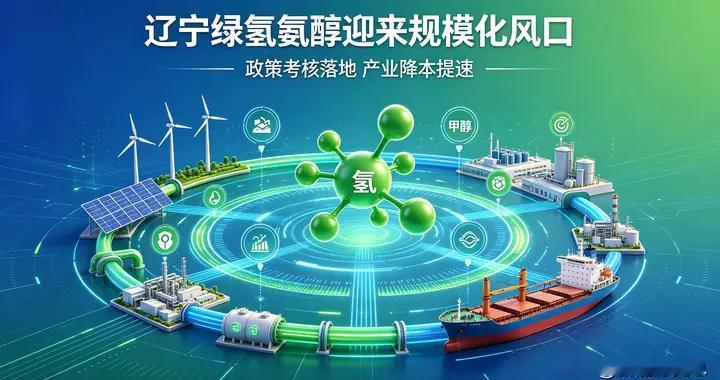 国家硬性考核落地！辽宁绿氢氨醇产业迎来规模化风口！