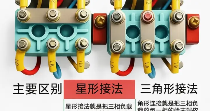 电工知识分享-我们如何理解电机星形接法与三角形接法