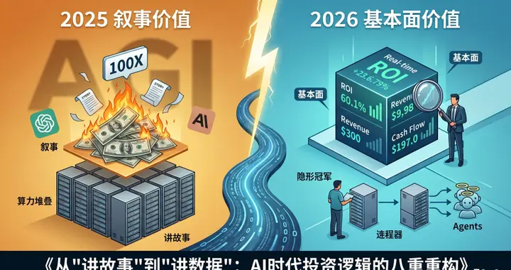 从“讲故事”到“讲数据”：AI时代投资逻辑的八重重构