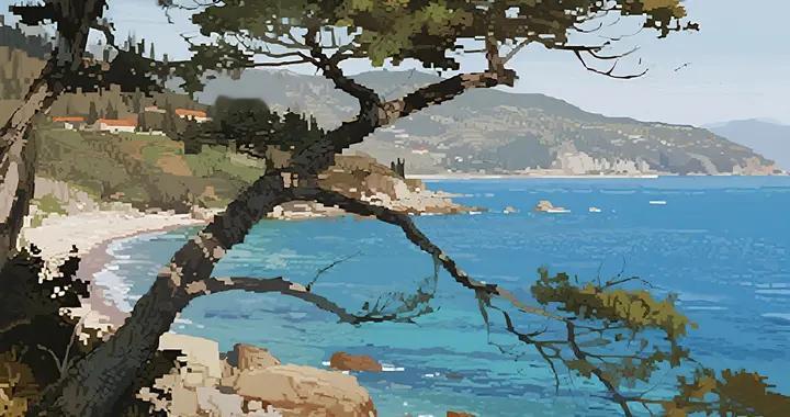 浅相遇，春风起，一帘烟雨惹相思，满城春色醉游人