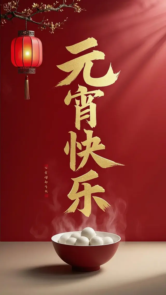 正月十五元宵节，祝君喜乐顺遂，事事圆满