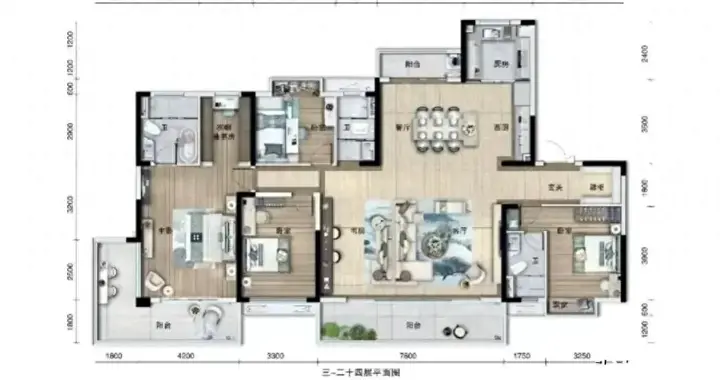 221.85㎡阔宅：藏纳生活的理想之境