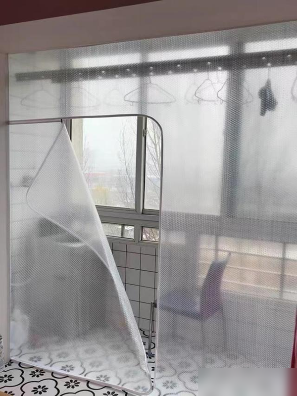 阳台打通后冬天冷？这道挡风帘救我狗命！