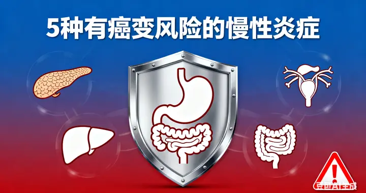 患上这5种炎症千万别拖，久了可能得癌！医生：很多人忽视了