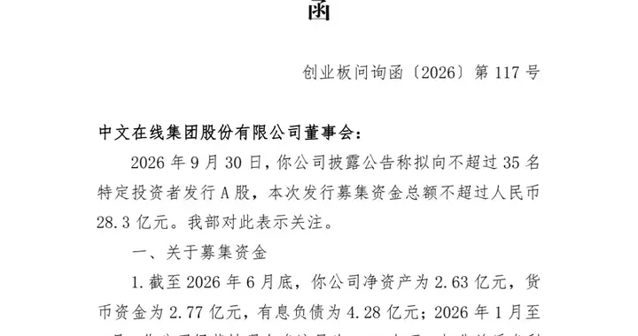 2.63亿元净资产要融资28.3亿元 中文在线定增“狮子大开口”