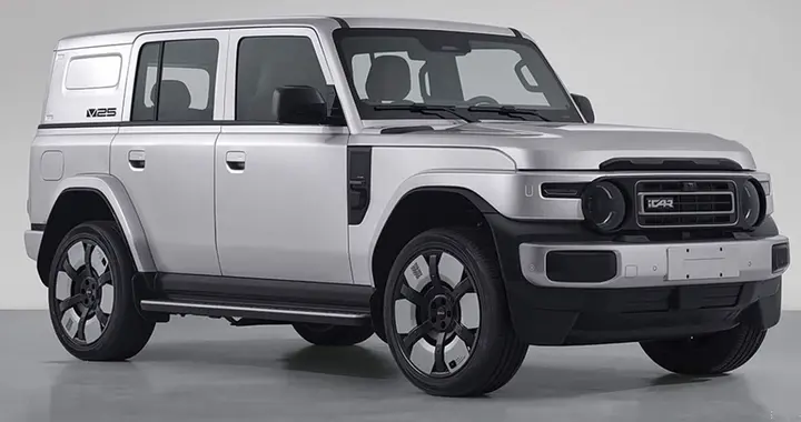 iCAR V25申报信息曝光，外观复古且前卫