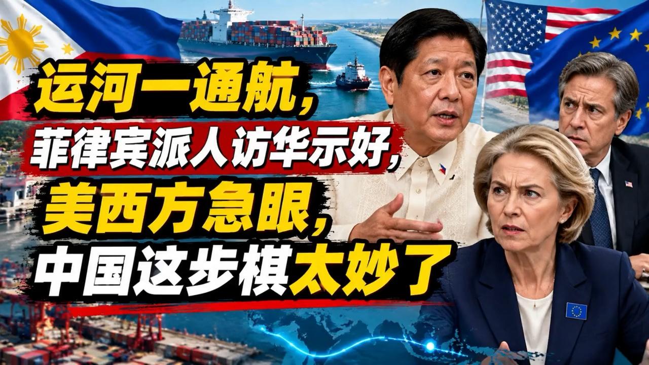 运河通航菲方来华，中方一招让美西方失眠