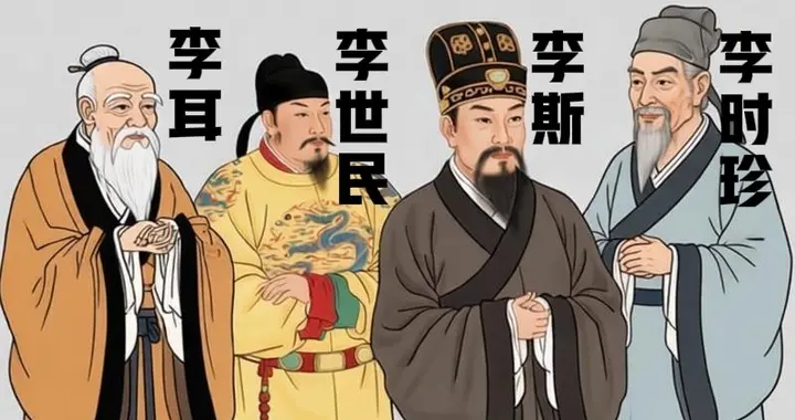 华夏李氏12位名人影响力排名：李白仅排第四，看到榜首无人不服！