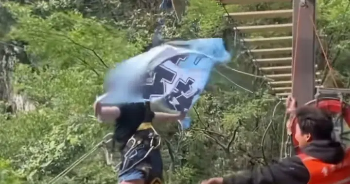 痛心！四川华蓥女子玩瀑布秋千遇难，网红游乐项目安全不该被忽视