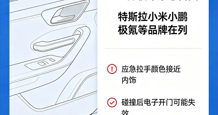 427万辆，一个门把手的事
