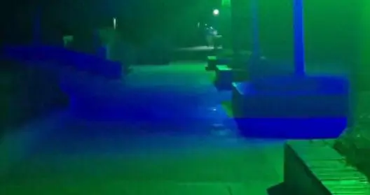长春一小区夜灯蓝绿交替被指“瘆人”，物业回应：为美观设计，已装近十年...