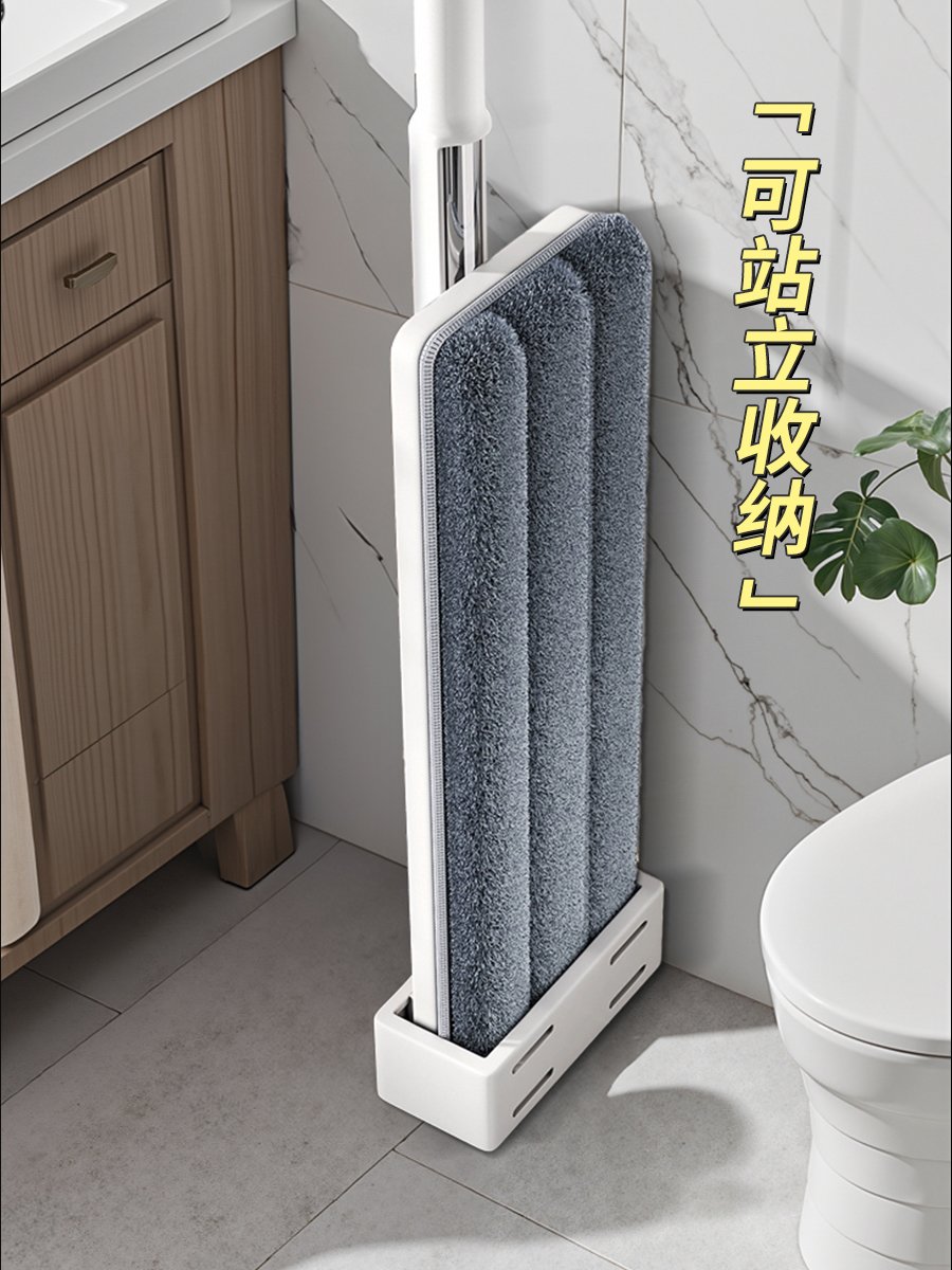 佳帮手带桶免手洗平板拖把干湿两用一拖净