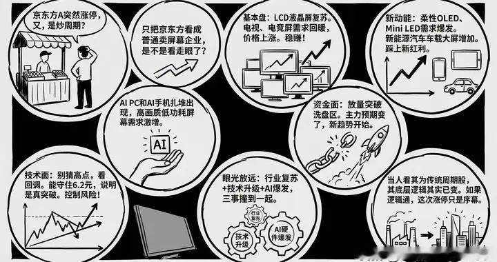放量突破半年平台后，京东方A真正的机会在哪里？