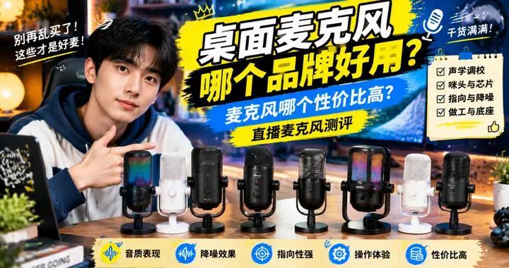 桌面麦克风哪个品牌好用？麦克风哪个性价比高？直播麦克风测评