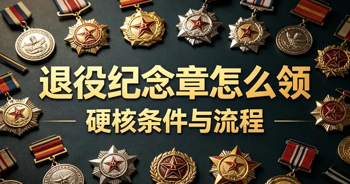 退役纪念章怎么领？最新硬核条件与流程全解析