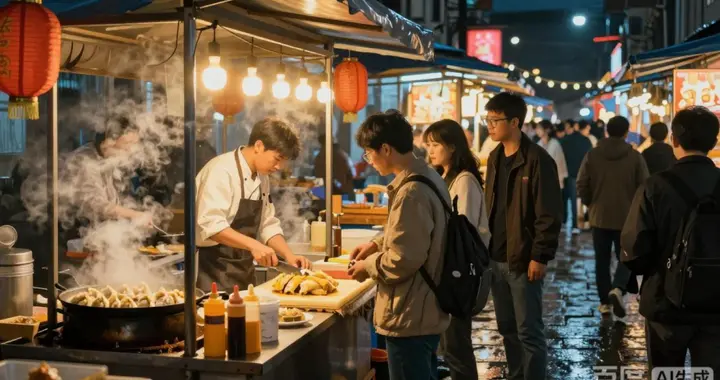 帅哥摊主带火一条街：长得帅真能当饭吃，但吃多久靠的是另一回事