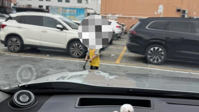 花儿朵朵1992：撞到了算谁的？ 停车场