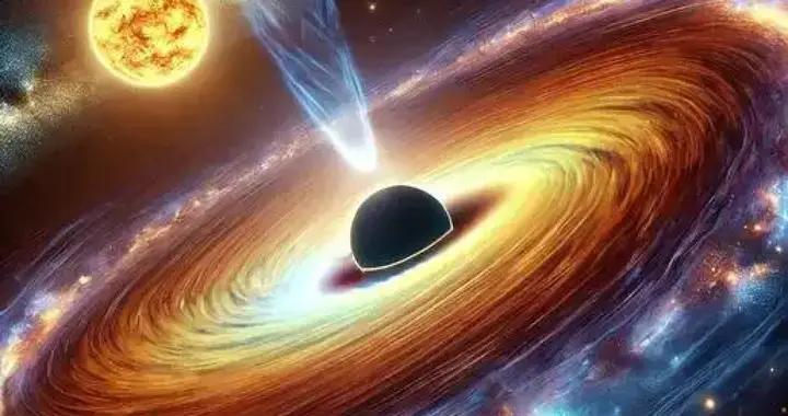 一颗比黑洞质量大300倍的恒星，能战胜黑洞吗？