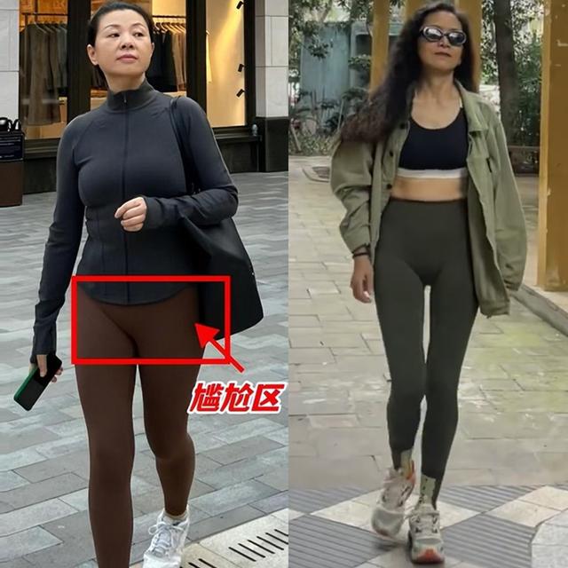 为什么我劝中年女人别穿lululemon瑜伽裤出门？看完3组街拍图就懂