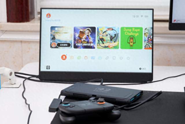 SWITCH2一线直连，EHOMEWEI Q1G Pro便携屏