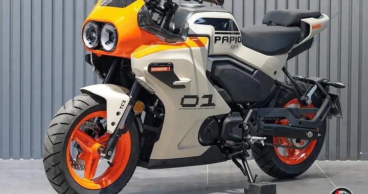 TCS+ABS双安全护航，2025款春风XO狒狒赛车手迷你摩托，售10680元