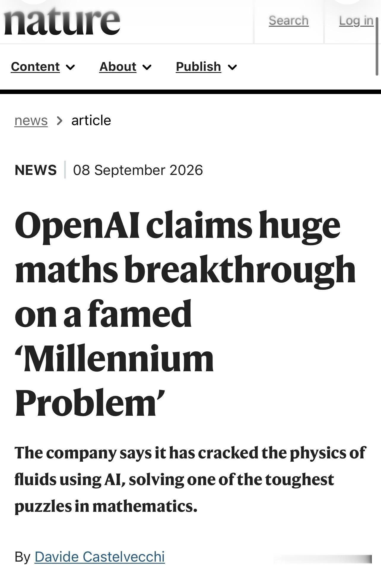 OpenAI 于 2026 年 9 月 8 日宣布，其尚未公开的下一代...