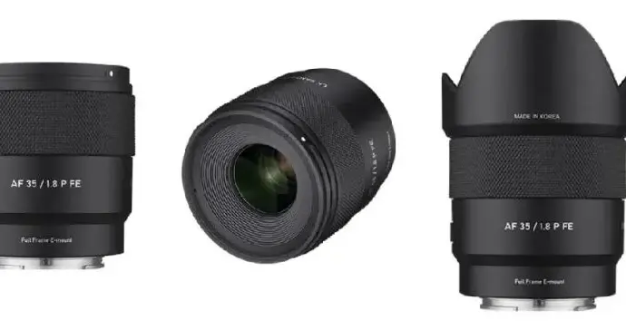 森养发布Prima系列AF 35mm f/1.8 P FE镜头