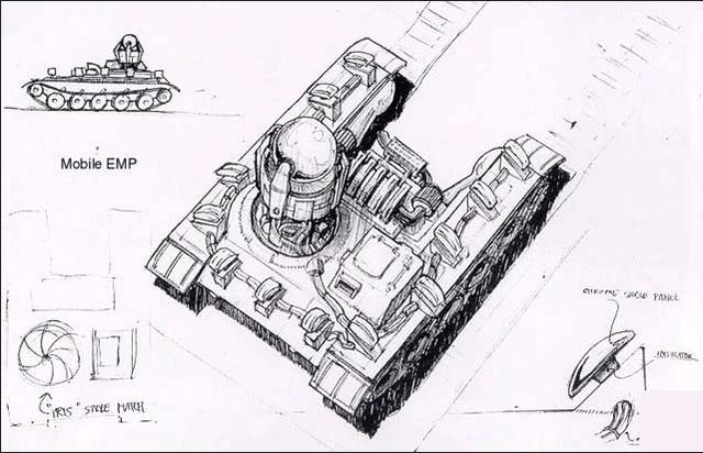 《命令与征服2》中GDI的EMP车