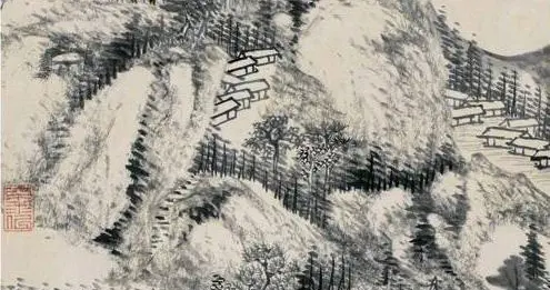 画仿古山水，总结风格特征，你喜欢他的作品吗